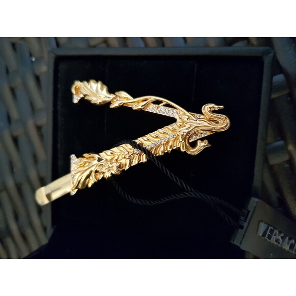 VERSACE Tribute Swarovski Crystal Hair Clip, NWT